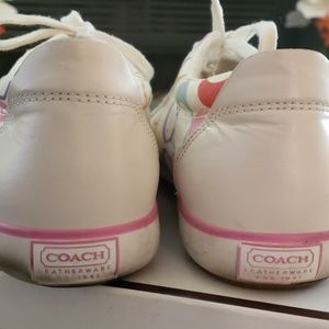 Coach Shoes - Coach multi colored tennis shoes Coach Shoes - Coach multi colored tennis shoes